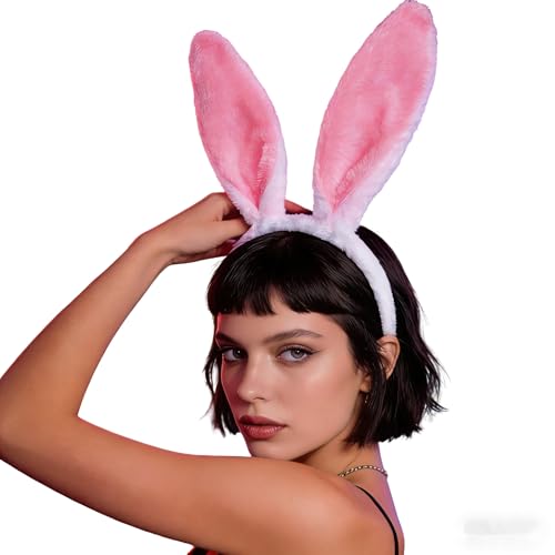 YOWOCAL Bunny Ear Headband Headwear - color: Pink