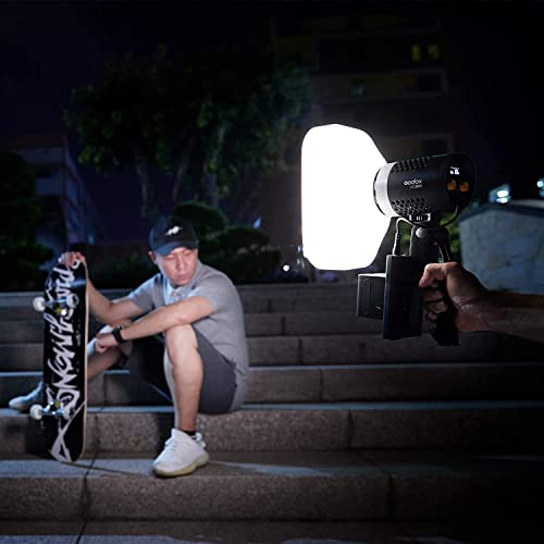 GODOX ML-CS1625 Softbox Diffusion Dome Kit with 3 Adapters, Foldable Diffuser for GodoxV1 Series V1 ML30 ML60BI AD200PRO AD300PRO 400PRO V Compatible with 850III V860III TT685II TT600