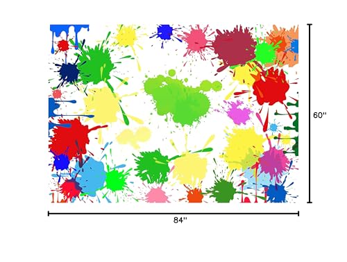 Colorful Graffiti Backdrop Paint Splatter Background 7x5ft Paint Splash Creative Backgroundfor Photo Booth Props BJLSME112