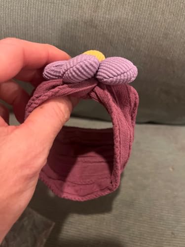 CÉLLOT Baby Flower Headbands Baby Girls Nylon Headbands Soft Elastic Hairbands Hair Accessories for Newborn Infant Toddler Kids (Violet,Cameo,Pink) - color: Dark Purple+Purple+Pink
