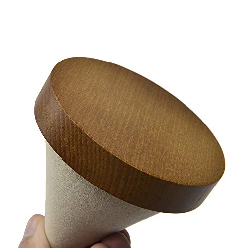 Oirlv Solid Wood Bangle Bracelet Watch Holder Exhibit/Trade shows/Retail stores Jewelry Display Stand (Creamy-white) - color: Creamy-white