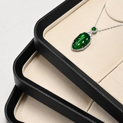 Oirlv Jewelry Display Tray for Vendors Velvet Jewelry Tray with Compartments for Rings and Necklaces(Blue) - color: Blue P21702
