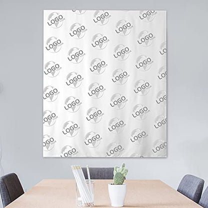 Custom Step and Repeat Logo Business Event Backdrop Customized Video Call Conference Tradeshows Birthday Background Personalized Party Reception Banner Photo Studio Props (60" Wx90 H) - color: Step and Repeat Business Logo, size: 60 in x 90 in (W x H)