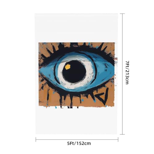 Evil Eye Backdrop Background for Photography 5x7ft Photobooth Professional Photo Backdrop Curtains Video Photography Studio Photo Backgrounds Banner Booth Background Screen Parties - color: Evil Eye