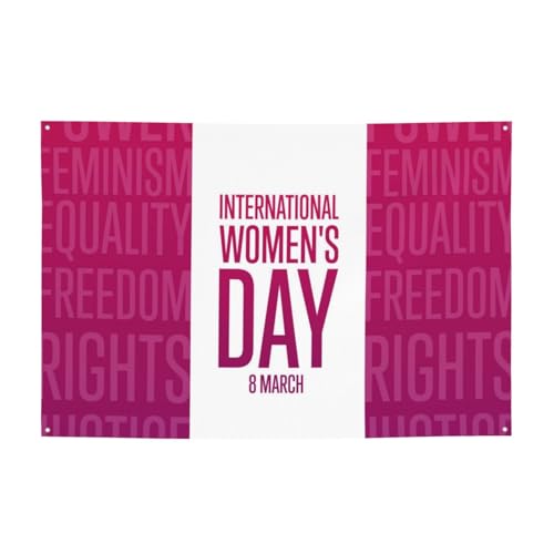 International Women's Day 2026 Backdrops 47 * 71 Inches Holiday Party Photography Background Indoor Outdoor Festival Photo Banner Booth Props Wall Decoration - color: Brass