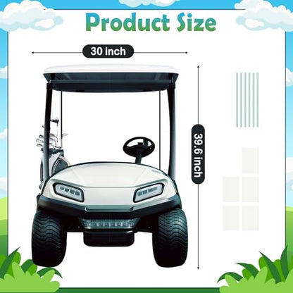 3.3 ft Golf Cart Cardboard Cutout, Large Life Size Stand-up Golf Cart Photo Booth Props Background for Golf Theme Party Decorations Birthday Baby Shower Gender Reveal Retirement Party Supplies