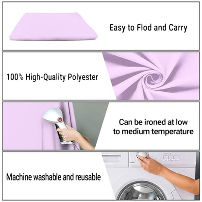 Light Purple Photo Backdrop for Photoshoot 5x7ft, Zoom Meeting Photography Backdrop Studio Shooting Props - color: Light purple, size: 5x7ft