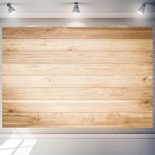 Wood Floor Wall Backdrop 6x4 FT Wooden Photography Backdrops Girls Women Birthday Background Banner Timber Floor Theme Decoration for Anniversary Bachelor Party Memorial Day Party - color: Wood C, size: 6x4 FT