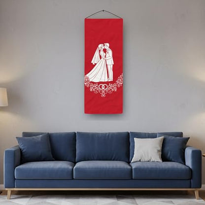 Custom Hanging Canvas Wall Art by BCB Print - Personalized Ready to Hang Picture Banner | with Your Photo | HD Print Bedroom & Living Room Wall Art | Fast Delivery | Made in USA | 16x35 inch - color: Hanging Canvas Set of 1