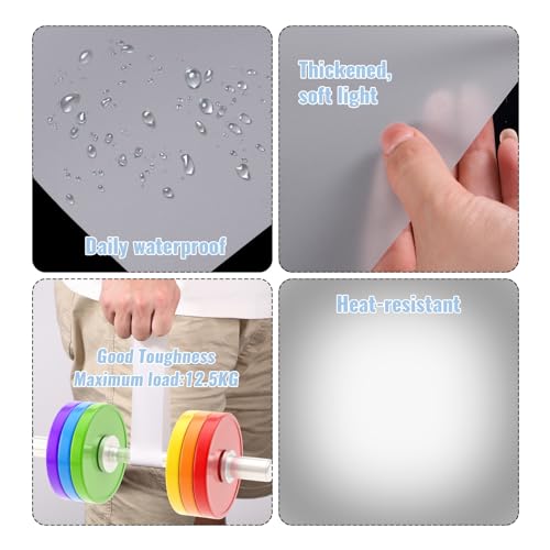 Barydat 12 Pcs Diffusion Film Filter Sheet 16x20'' Lighting Diffuser Sheet Led Light Diffuser Tape Lighting Gel Diffuser Roll Photography Video for Led Flash Strobe Light Photo Studio Product Portrait