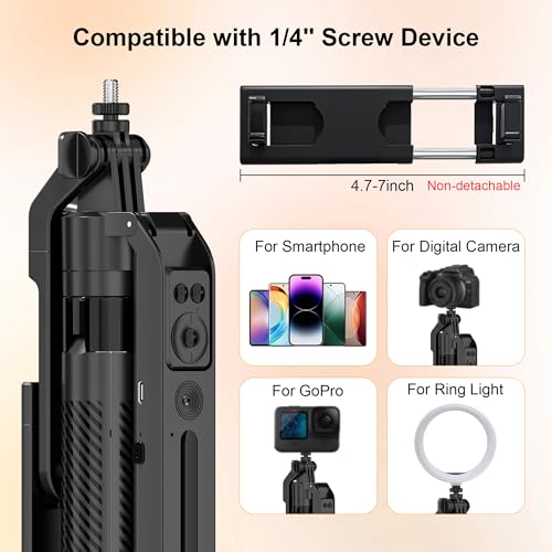 Vlogging Kit for iPhone Tripod with Ring Light 10", Smart Auto Face Tracking Tripod with Remote Control, One-Key Auto-Deploy, Phone Holder for Video Recording, Live Streaming - size: Tripod With 10'' Ring Light