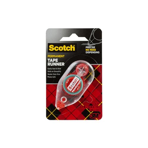 Scotch Double Sided Tape Runner, 0.27 in x 26 ft., Perfect for Holiday Crafts, Gifts, and DIY, (Pack of 2) - size: 2-Pack