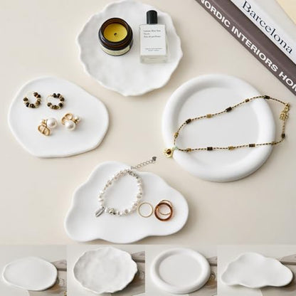 4PCS Original Design Product Photography Background Prop, Waterproof Hard Aromatherapy Gypsum Cube Props for Food Jelwery Cosmetis Nail Makeup Online - color: pure white