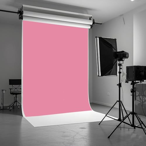 5X7ft Pink Backdrop for Photography Photo Booth Background for Photoshoot Background - color: Pink, size: 5x7ft