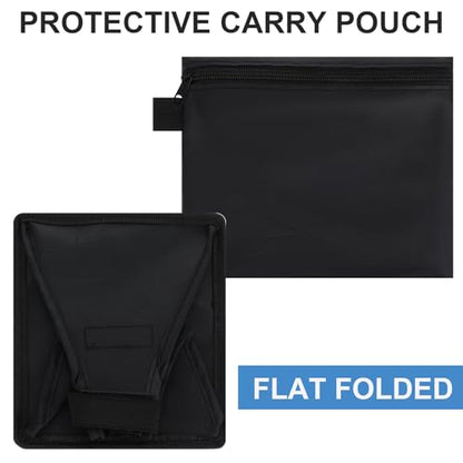 2 Pack Flash Diffuser Light Softbox 7" x 6" + 8" Octagon Speedlight Softbox Universal Collapsible Mini Softboxs with Storage Pouch for Canons, Yongnuo and Nikons Speedlight