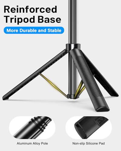 Vlogging Kit for iPhone/Android, 71" Selfie Stick Tripod for iPhone with Fill Light, Wireless Mic & Remote, Adjustable Aluminum Phone Tripod for TikTok/YouTube Content Creator Essentials Starter Kit‌