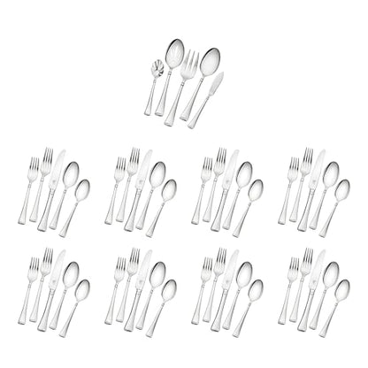 ZWILLING Angelico Flatware Set, 45-Piece, Silver