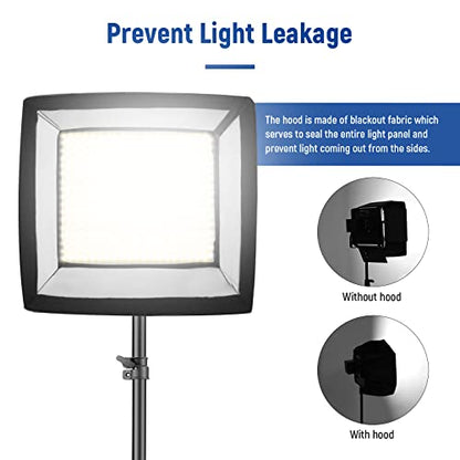 NEEWER 12.2"x11.4" Foldable Softbox Diffuser with Grid and Bag for NL660/SNL660/RGB660/RGB660 Pro/RGB660 PRO II LED Video Light Panel, Studio Photo Portrait Photography YouTube Video Soft Lighting - style: Softbox
