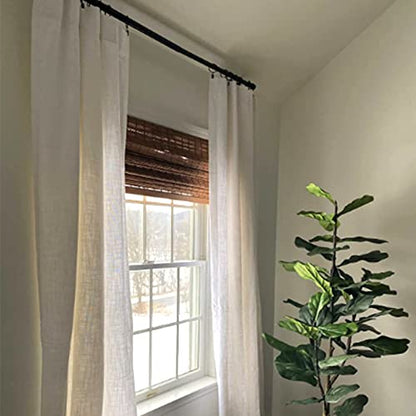 WeeksEight 44 Pack Bronze Curtain Rings with Clips, Curtain Hooks Hangers Clip Rings for Hanging Drapes Bows Hat, Drapery Rings 1 in I D, Fits up to 5/8 in Diameter Curtain Rod. - color: Bronze, size: 1" I D Set of 44
