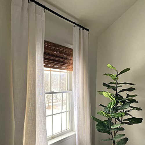 WeeksEight 100 Pack Bronze Curtain Rings with Clips, Curtain Hooks Hangers Clip Rings for Hanging Drapes Bows Hat, Drapery Rings 1 in I D, Fits up to 5/8 in Diameter Curtain Rod. - color: Bronze, size: 1" I D Set of 100