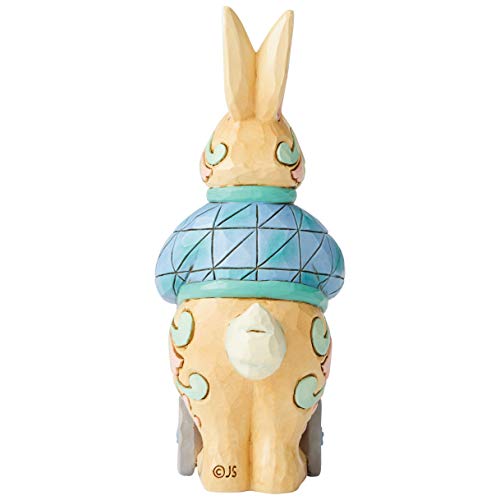 Jim Shore Eggs for Everybunny Pint Sized Bunny Pushing Cart Figurine 6006230 New