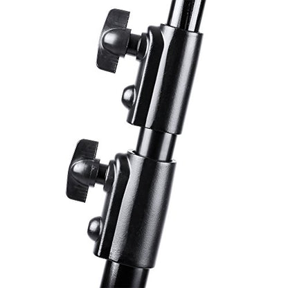 NEEWER PRO 9feet/260cm Spring Loaded Heavy Duty Photography Photo Studio Light Stands with 1/4" Screw & 5/8 Stud for Video, Portrait and Photography Lighting (2 Packs) - style: 260cm/2-Pack