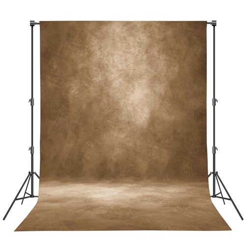 Abstract Professional Photography Backdrop for Portrait Photo Props Booth Background Photoshoot Studio with Ployester Fabric Roller Pocket on Top (8x10ft, Dark Brown,No Stand) - color: Dark Brown, size: 8'x10'