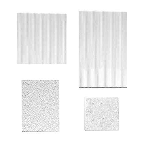 Photo Background Props Acrylic Mirror Cosmetic Shooting Accessories Transparent Water Ripple Background Photography Backdrops Decorations (4Type-Set4)