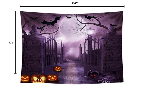 7x5Ft Halloween Theme Pictorial Cloth Customized Photography Backdrop Background Studio Prop - size: 7X5Ft