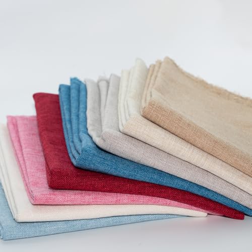 Linen Fabric by The Meter 39"x57" Soft Natural Craft Material Pre-Cut Linen Upholstery Fabric for Tablecloth Bags Pillow Cushion Cover Sewing Sofa Cloth (Gray, 39"x57") - color: Gray