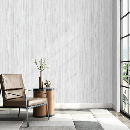 Beige Grey Grasscloth Peel and Stick Wallpaper 15.74" x 196.85" Boho Grass Cloth Contact Paper Linen Wallpaper Self-Adhesive Waterproof Vinyl Rolls - color: Beige Grey, size: 15.7" x 196.9"