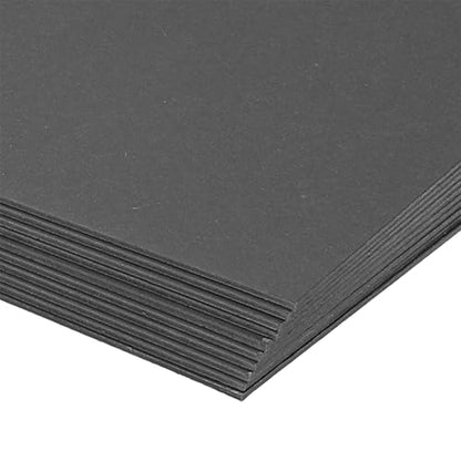 PATIKIL 7x5x0.06" Chipboard Sheets, 20Pcs 60PT Thick Book Board Binders Board Sturdy Bookbinding Supplies for Book Binding Cover, Black - color: Black, size: 7x5x0.06"