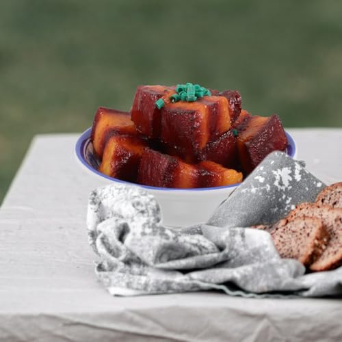 YARNOW Fake Braised Pork Belly 5.11 Inch Realistic Simulated Food Model for Photography Props Restaurant Display and Kitchen Decor