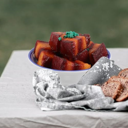 YARNOW Fake Braised Pork Belly 5.11 Inch Realistic Simulated Food Model for Photography Props Restaurant Display and Kitchen Decor