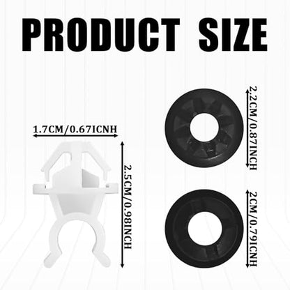 Hood Prop Rod Clip Car Engine Hood Support Bar Prop Rod Retainer Clip Holder Grommet Clamps, 91503-SS0-003 91604-SD2-013 Engine Hood Body Stay Clips Car Accessories for Honda Accord RDX(3PCS)