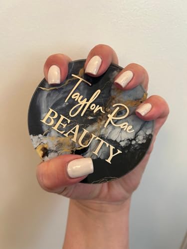 Personalised Manicurist Discs - 4'' Customized Photo Prop for Nail Salons and Artists (Style 25) - color: Style 25
