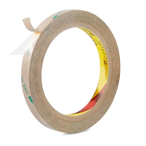 3M 300LSE Double Side Tape Heavy Duty 36ft, Clear Mounting Tape Removable for Scrapbook,Transparent Sticky Tape Picture Hanging Strips, Adhesive Tape for LED Poster Art Craft - size: 0.39in x 36ft