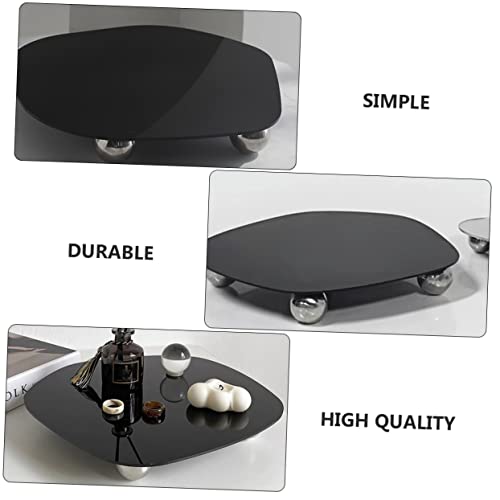 Ciieeo 1Pc Acrylic Display Tray for Home Decor and Aromatherapy Unique Photography Prop and Sundries Storage Container Material Irregular Shape for Jewelry and Cosmetics Organization