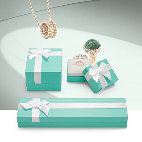 Oirlv Velvet Bow-knot Earrings Storage Box Jewelry Packaging Gift Box Showcase Display - size: Earrings Box