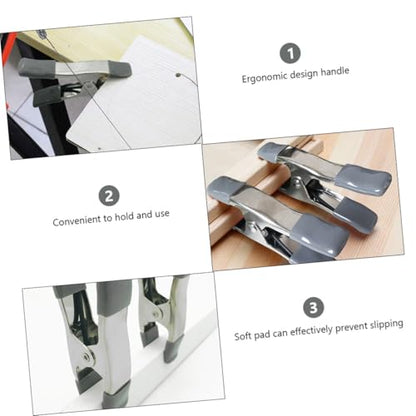 VALICLUD 6pcs 4-inch Heavy Duty Backdrop Spring Clamps for Photography Studio, Muslin Background Clips for Photo Booth and Backdrop Stand, Portable Background Fixing Clips