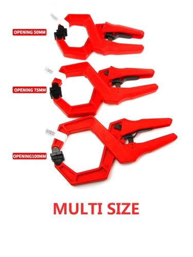 2 Pcs Ratchet Spring Clamp DIY Woodworking Tools Plastic Nylon Clamps Photo Background Strong Fixing Clip For Home(10inch) - size: 10inch
