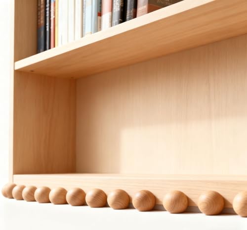 Natural Half Wooden Balls, Unfinished Beech Wood Hemisphere, Semicircle Smooth Wood Spheres for Crafts, DIY Projects and Home Decor, No Hole(Size:4cm（4pcs）) - size: 4cm（4pcs）