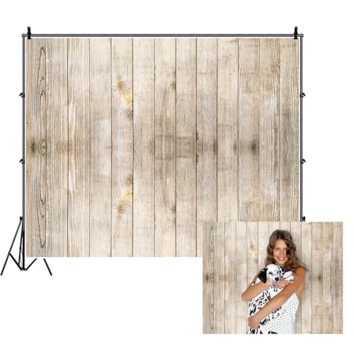 AOFOTO 7x5ft Wood Backdrops for Photoshoot Wood Planks for Walls Birthday Party Decorations Vintage Brown Wooden Grain Hardwood Photography Background Child Kid Artistic Portrait Photo Studio Props - size: 7x5ft