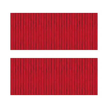 Beistle Red Barn Siding Wall Backdrops, 4’ x 30’, 2 Pack - Rustic Western Backdrop, Photo Backdrop, Farm Barnyard Background, Weathered Barn Decor, Easy to Adhere Wall Covering, Photography Background - style: Red Barn Siding - 2 Piece