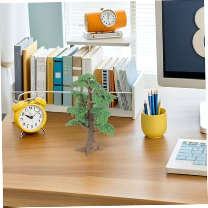 2pcs Fake Model Trees Micro Landscape Decoration for Table and Indoor Styling Versatile Simulation Props for Home and Office Decor