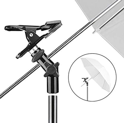 EMART 8.5FT Photography Green Screen Background Disc Reflector Light Stand with 5/8" Heavy Duty Clamp Holder, for Diffuser, Pop Up Backdrop, Photo Shooting, Video Studio, Lighting Umbrella