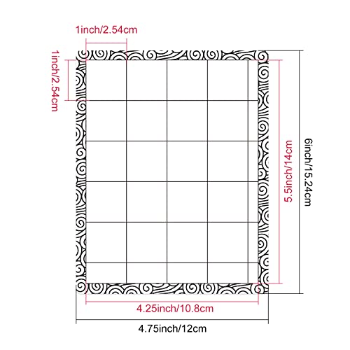3PCS 4.75x6inch Mini Stick and Stamp Mat, Low Stcik Mat Multi-Use Low Tack Mat；for DIY Projects Paper Card Scrapbooking To Hold Project In Placeholding your stencil in place while ink blending.