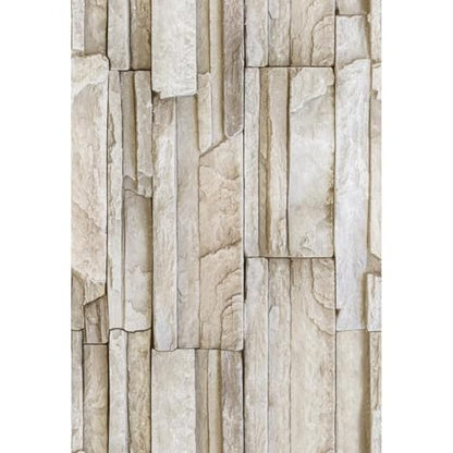 Main Street Peel and Stick Wallpaper Eco-Friendly Sheets 12 Pack, 11 X 16 Inch Stacked Stone Design, Wall Mural for Home Decor, Removable Wall Decor Wallpaper Peel and Stick for DIY Projects - style: Stacked Stone Design