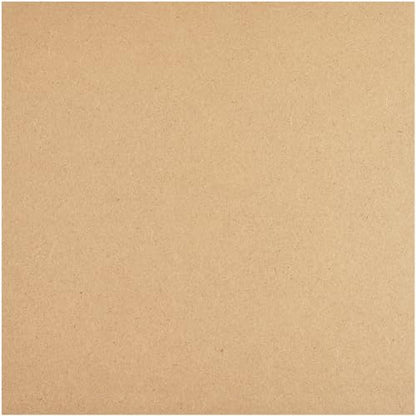CRASPIRE MDF Wood Boards for Crafts 10x10in Square Wooden MDF Board Sheet Medium Density Fiberboard Chipboard Panels for Clay Drying Board Photo Frame Painting Accessories