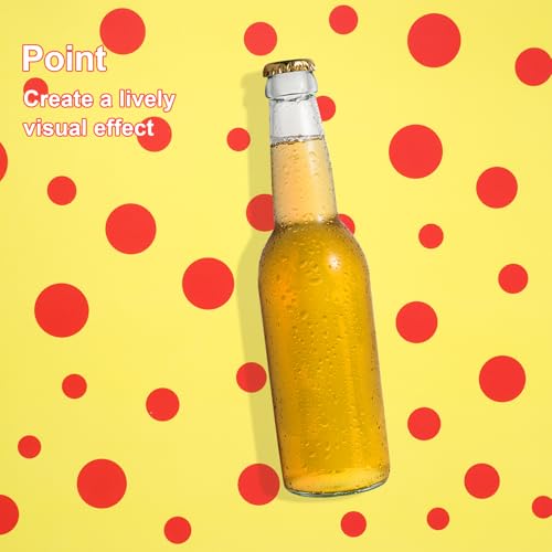 Meking 12Pcs 24Patterns Product Photography Backdrops Kit Small Photo Backdrop Colorful Polka Dot Flat Lay Background for Jewelry, Cosmetics,Crafts and Other Small Product Photography (16.5X11.8inch) - color: Polka dot style